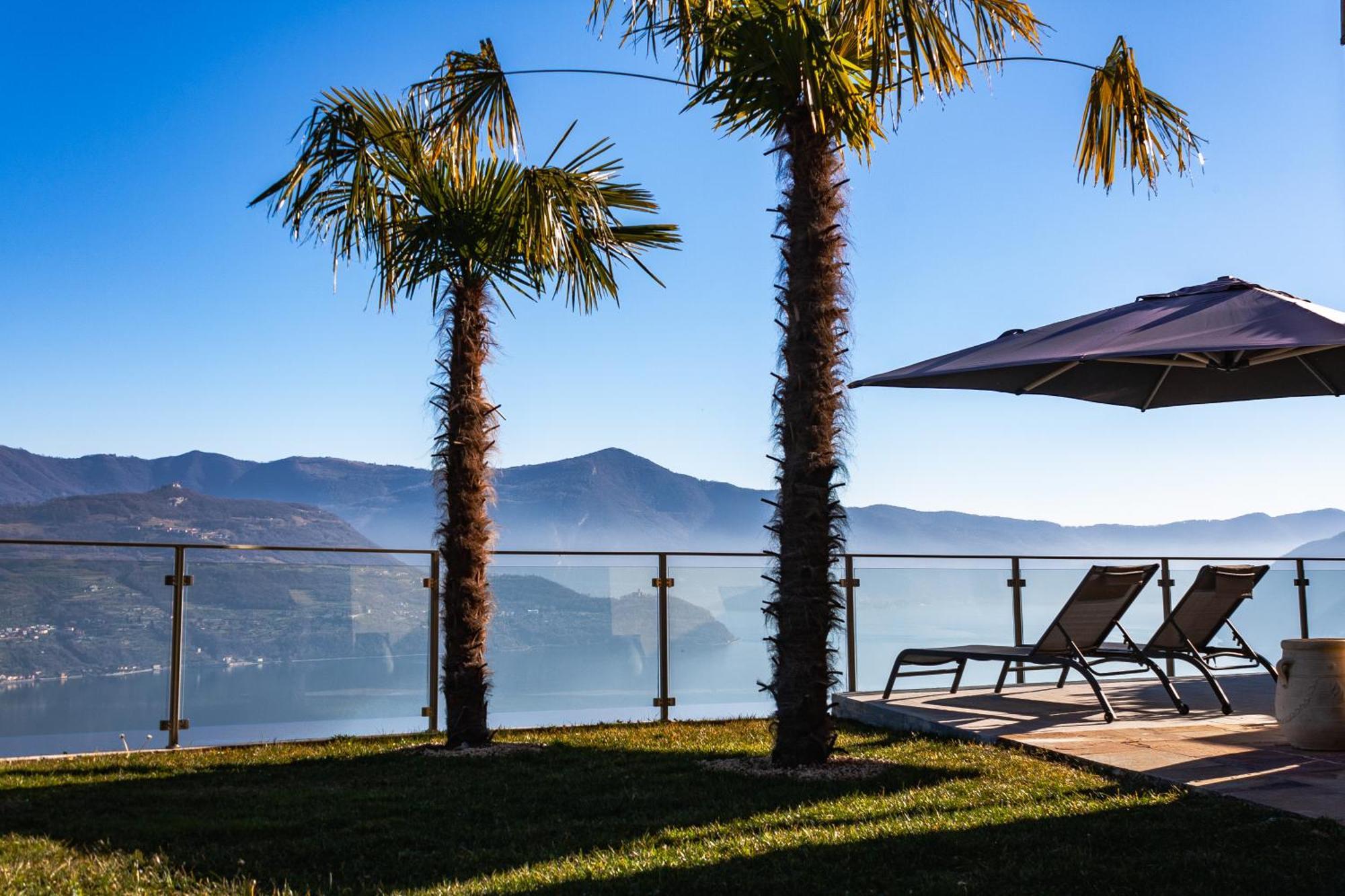 Mia Isola With Lake View, Garden And Swimming Pool Parzanica Exteriér fotografie
